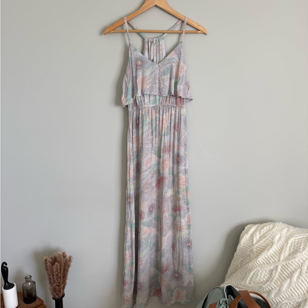 LC Lauren Conrad Floral Breezy Summer Maxi Dress